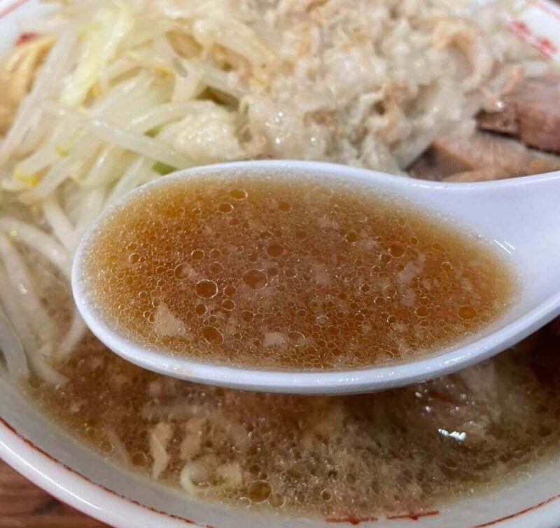 ラーメン二郎 品川店｜スープ